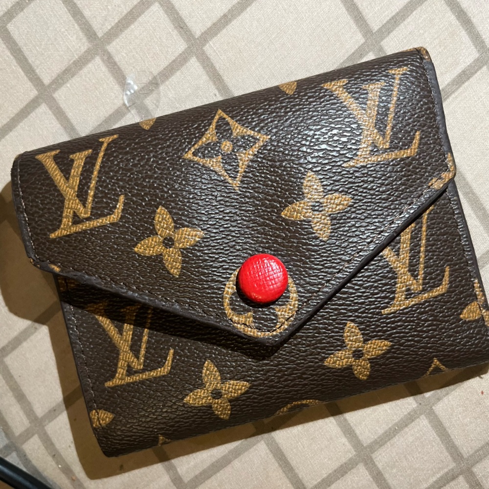 LV Monogram coin compact wallet